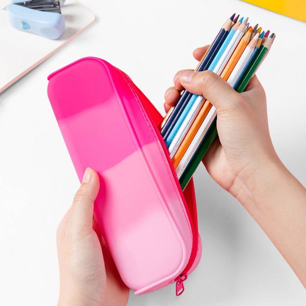 Silicone Gradient Pencil Pouch
