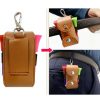 PU Leather Portable Waist Bags Sports Accessory for Golf