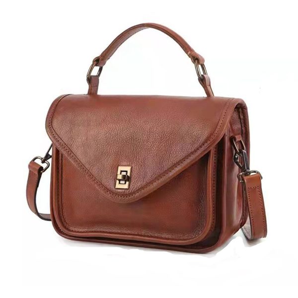 Genuine Leather Crossbody Bag Handbag For Woman