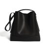 Genuine Leather Tote Bucket Bag