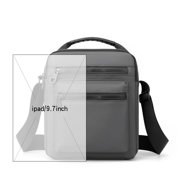 Men'S Waterproof Oxford Cloth Cross-Body Bag