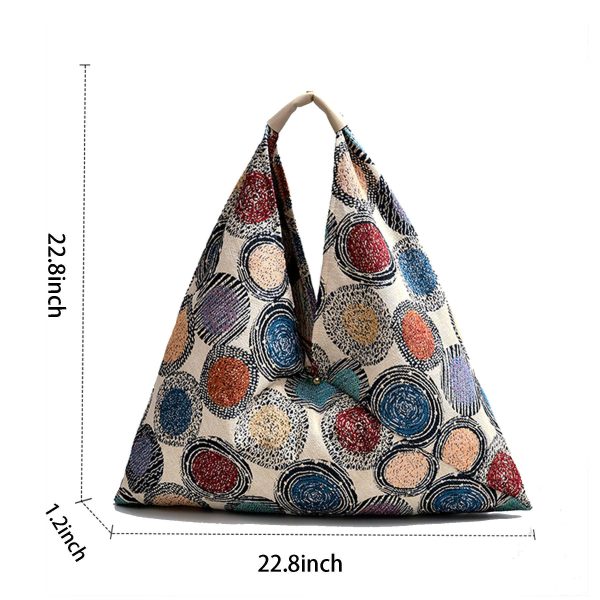 Polyester/Cotton Dumpling Tote Bag