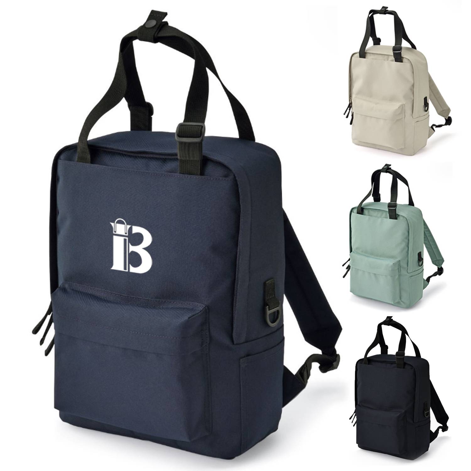 Oxford Square Polyester Backpack