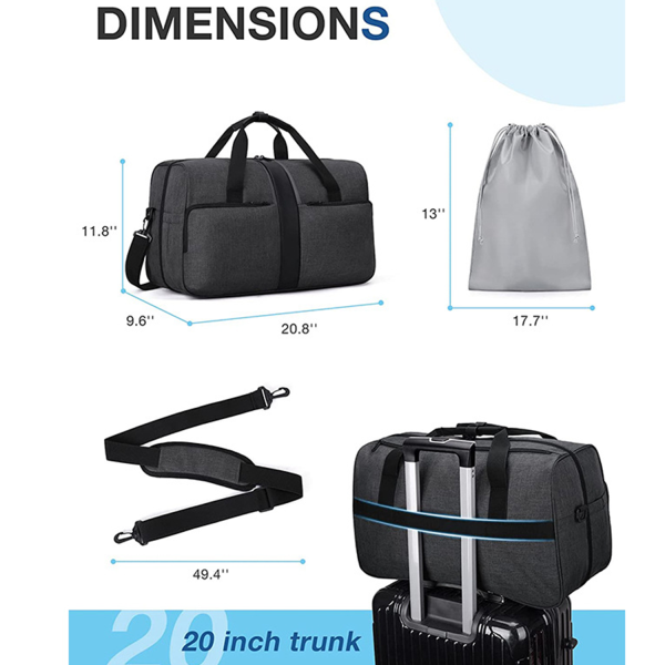 Weekend Outing With A Slung Duffel Bag