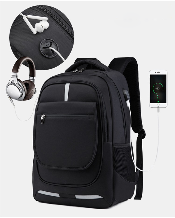 Slim Durable Canvas Laptop Backpack