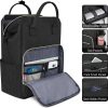 Laptop Backpack with USB Charging Port Carry on Bag for Work