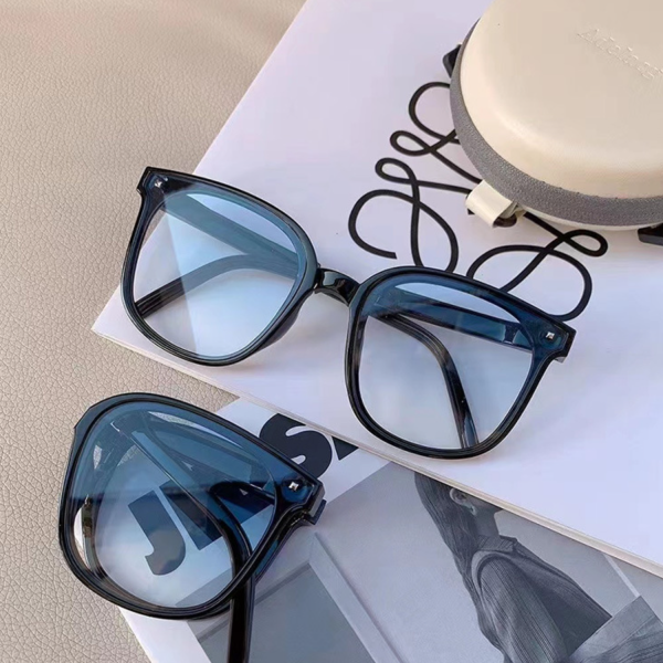 Folding sunglasses bag Portable Round glasses case
