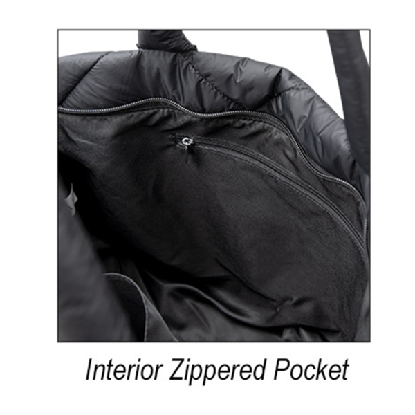 Luxe Quilted Puffer Tote Bag