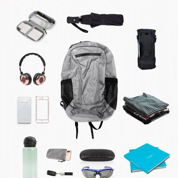 Polyester ultra-light foldable backpack