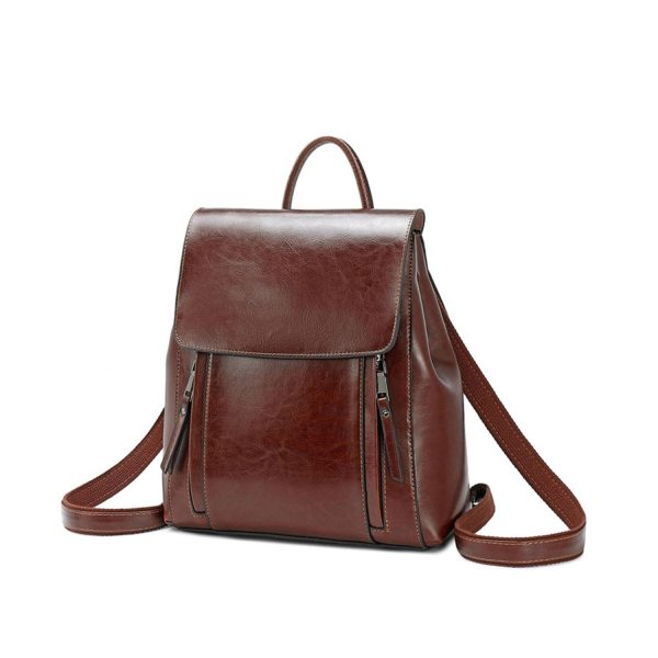 Fashion real cowhide backpack