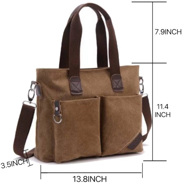 Women Satchel Shoulder Handbags with Multiple Pockets
