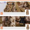 Aluminum Alloy Bracket Travel Backpack Tactical Bag