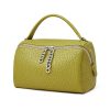 Genuine Leather zipper cross-body women's bag handbag