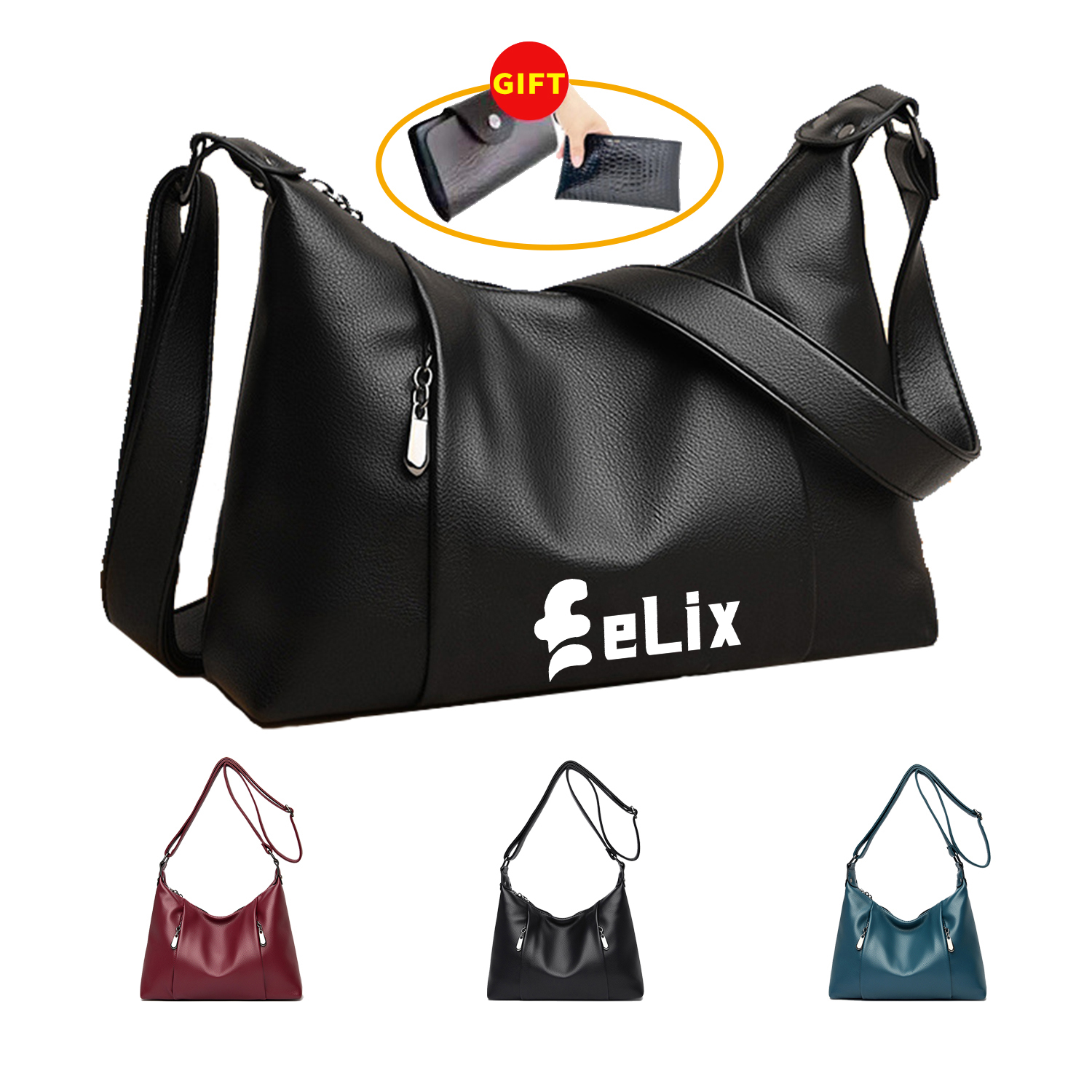 Minimalist Soft Leather Women'S Handbag