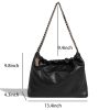 Ladies PU Leather Shoulder Tote Bag