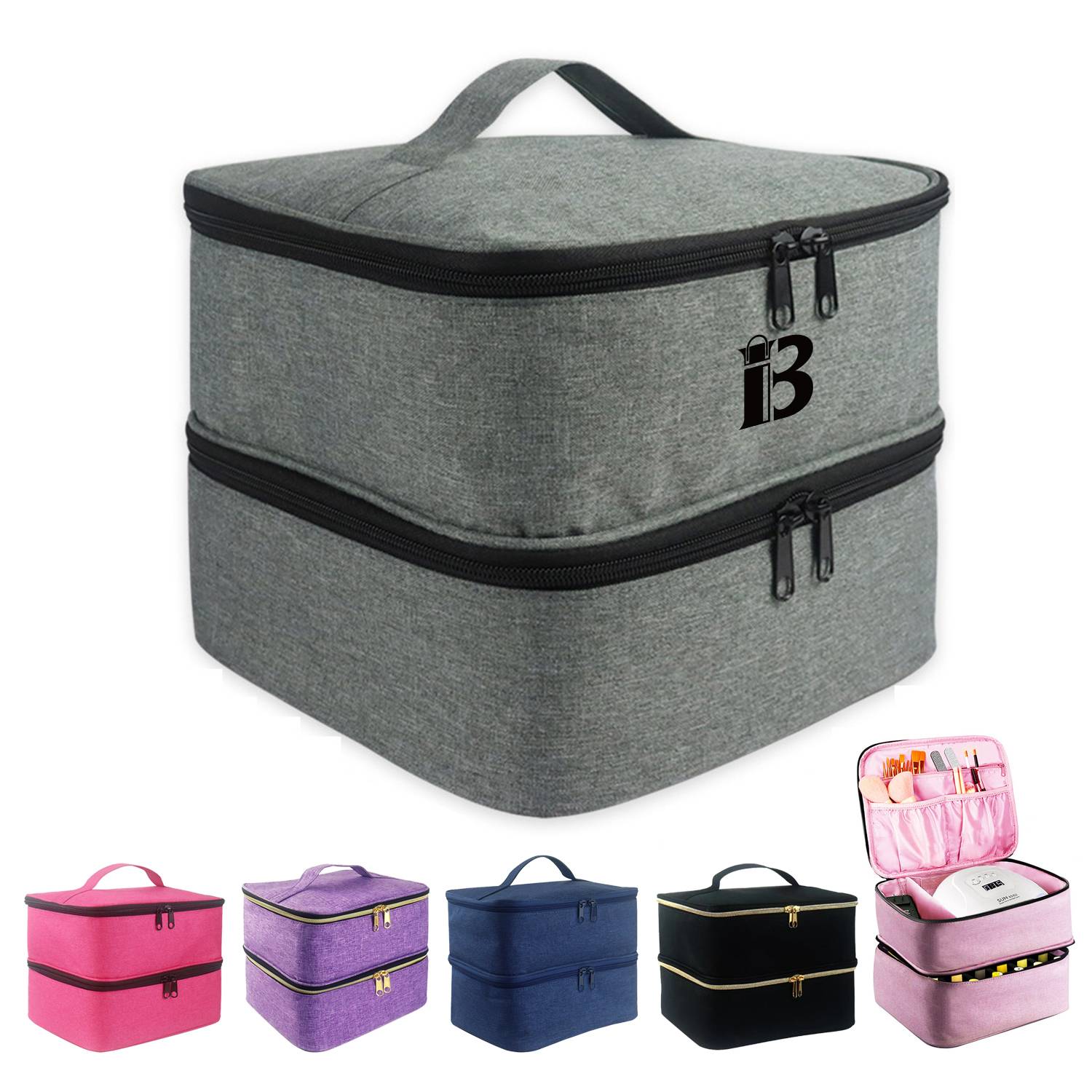 Nail Polish Carrying Case Make-up Bag