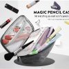 Large Pencil Pouch with Zipper Compartments