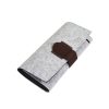 Portable Roll-up Felt Jewelry Roll Storage Bag