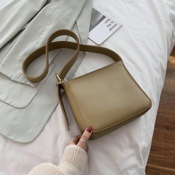 PU Leather Large Capacity Crossbody Bag