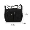Oxford Cloth Crossbody Bag Multi-compartment Lightweight