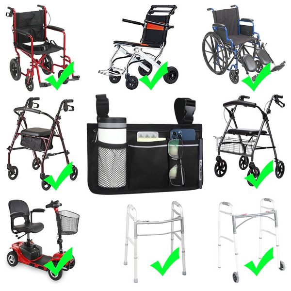 Wheelchair Side Storage Bag