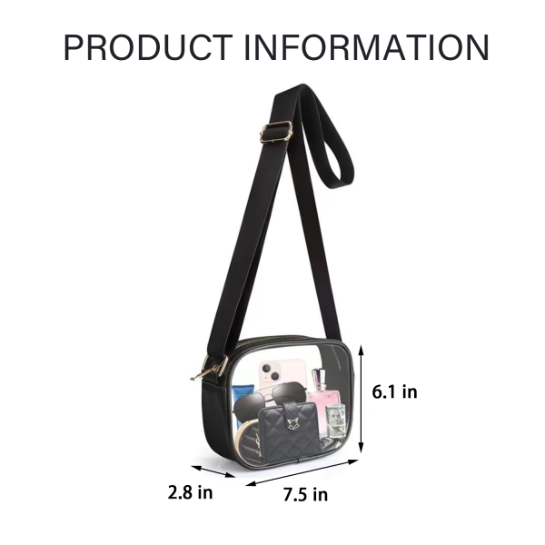 PVC Transparent Crossbody Bag