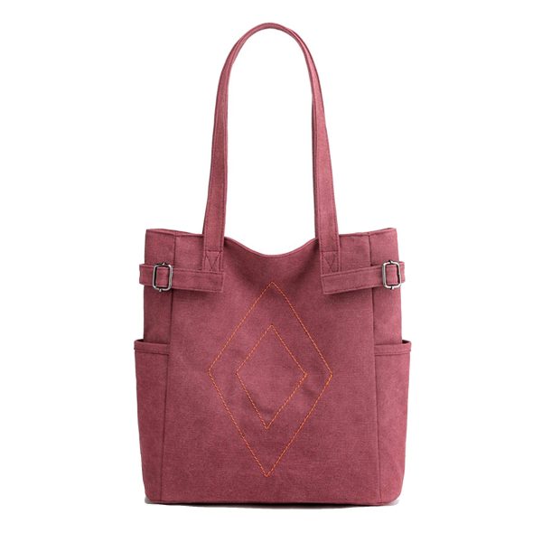 Large Capacity Canvas Shoulder Tote Bag for women