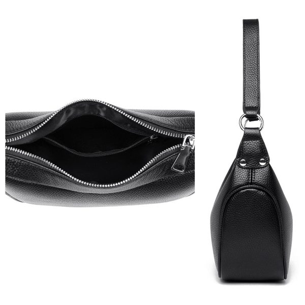 Real Leather Tote Shoulder Bag