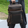 Genuine Leather Vintage Laptop Backpack for Travel