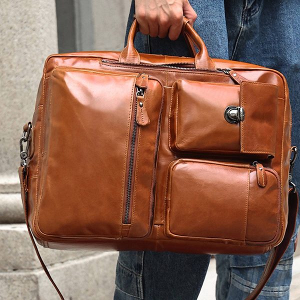 Vintage 17 Inch Laptop Crossbody Shoulder Bag