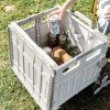 Polypropylene camping folding trolley grocery shopping bag