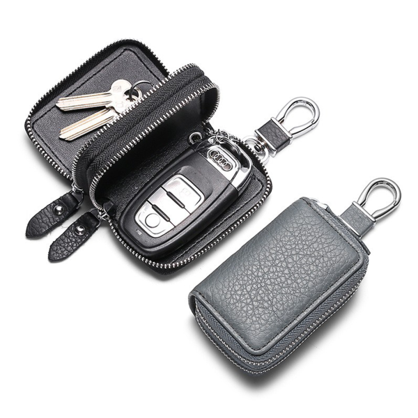 Genuine Leather Car Key Chain Keychain Holder