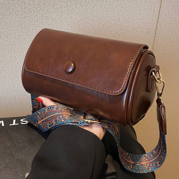 Retro small women's tote crossbody bag