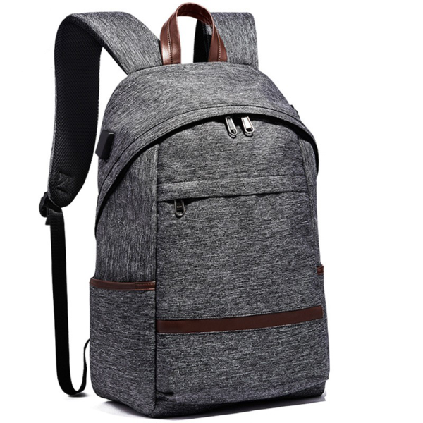 Anti-Theft Lightweight Casual Canvas Laptop Backpack