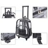 PVC Transparent Backpack with Wheels