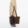 PU Puffer Tote Bag with zipper for Women