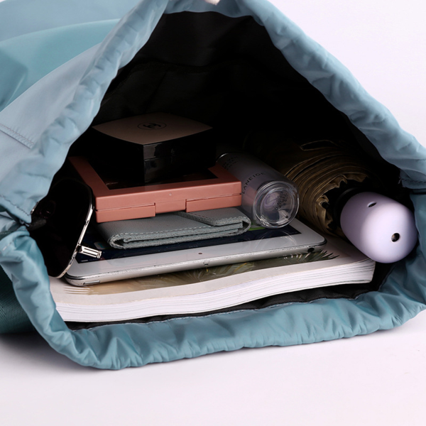 Water-Resistant Drawstring Backpack