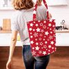 Independence Day Patriotic Canvas Grocery Shopping Tote Bags