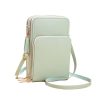 PU leather touch screen crossbody cell phone bag