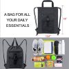 Drawstring Backpack Sports Gym Bag