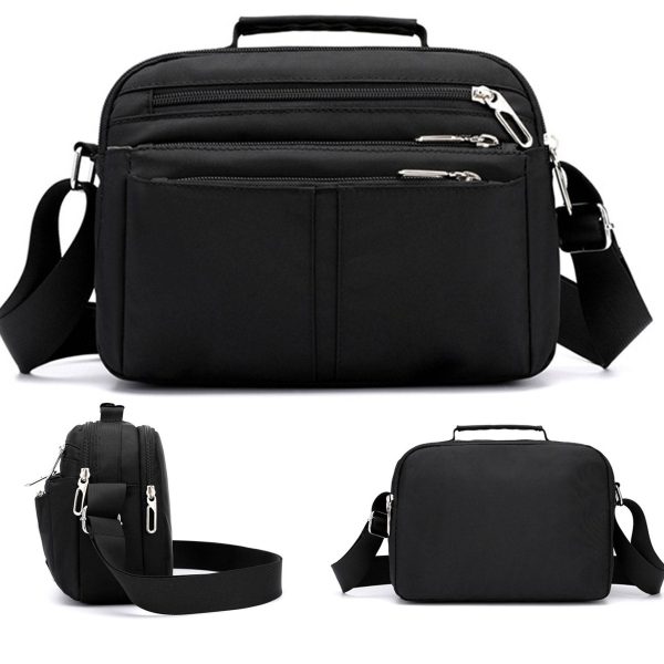Multi Color Nylon Waterproof Casual Diagonal Cross-body Bag