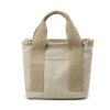 Canvas Small Tote Bag Handbag with Zipper