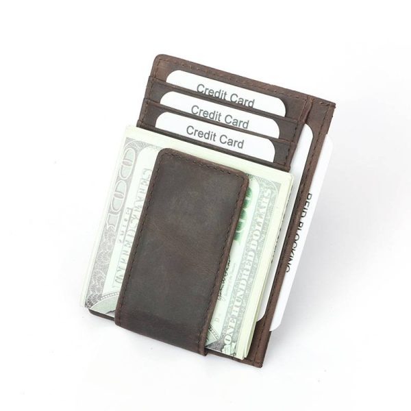 Genuine Leather RFID Blocking Wallet