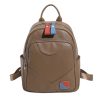 Durable and large capacity Pu leather backpack
