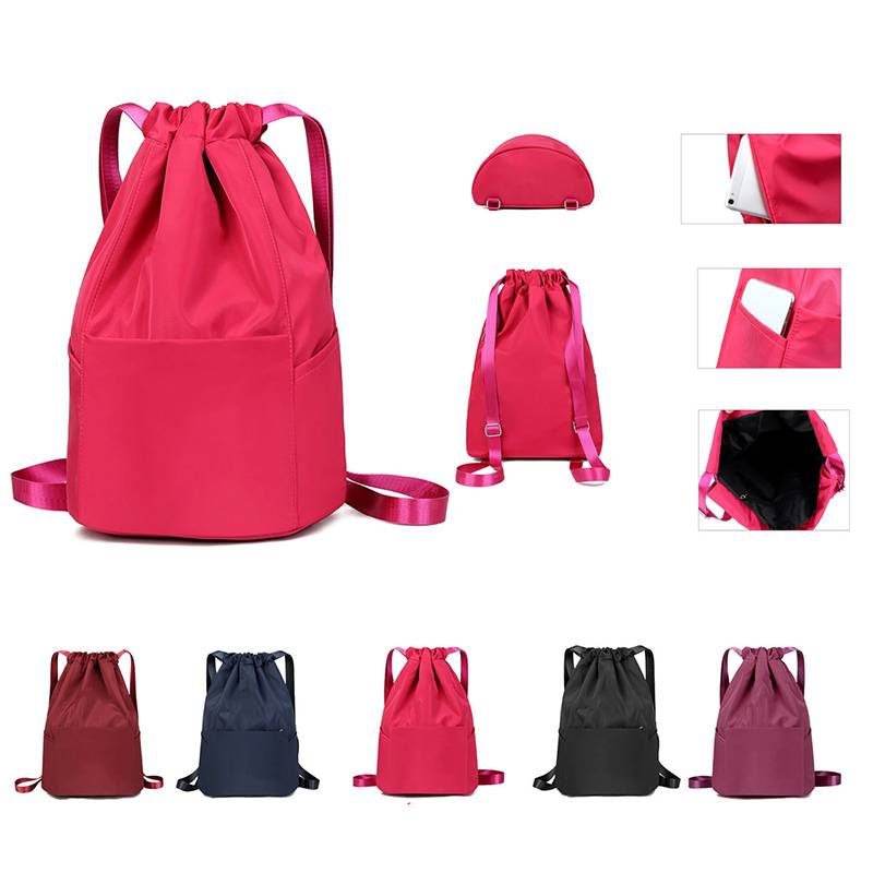 DrawstringMulti-pocket Backpack