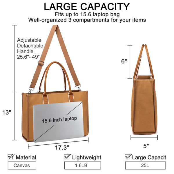 Canvas Shoulder Computer Messenger Tote Bags