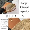 Jute Versatile straw cross-body shoulder bag