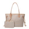 Pvc Check Waterproof Tote Bag For Women