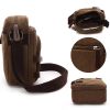Canvas wearable Cross-body bag