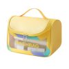 PVC/Pu Leather Clear Cosmetic Travel Bag